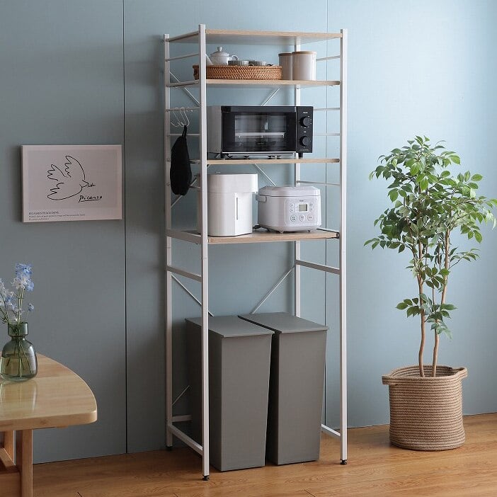 ゴミ箱上ラック 幅60cm レンジ台 キッチン収納