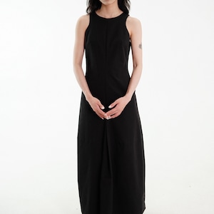 Sleeveless Maxi A-Line Dress T4492