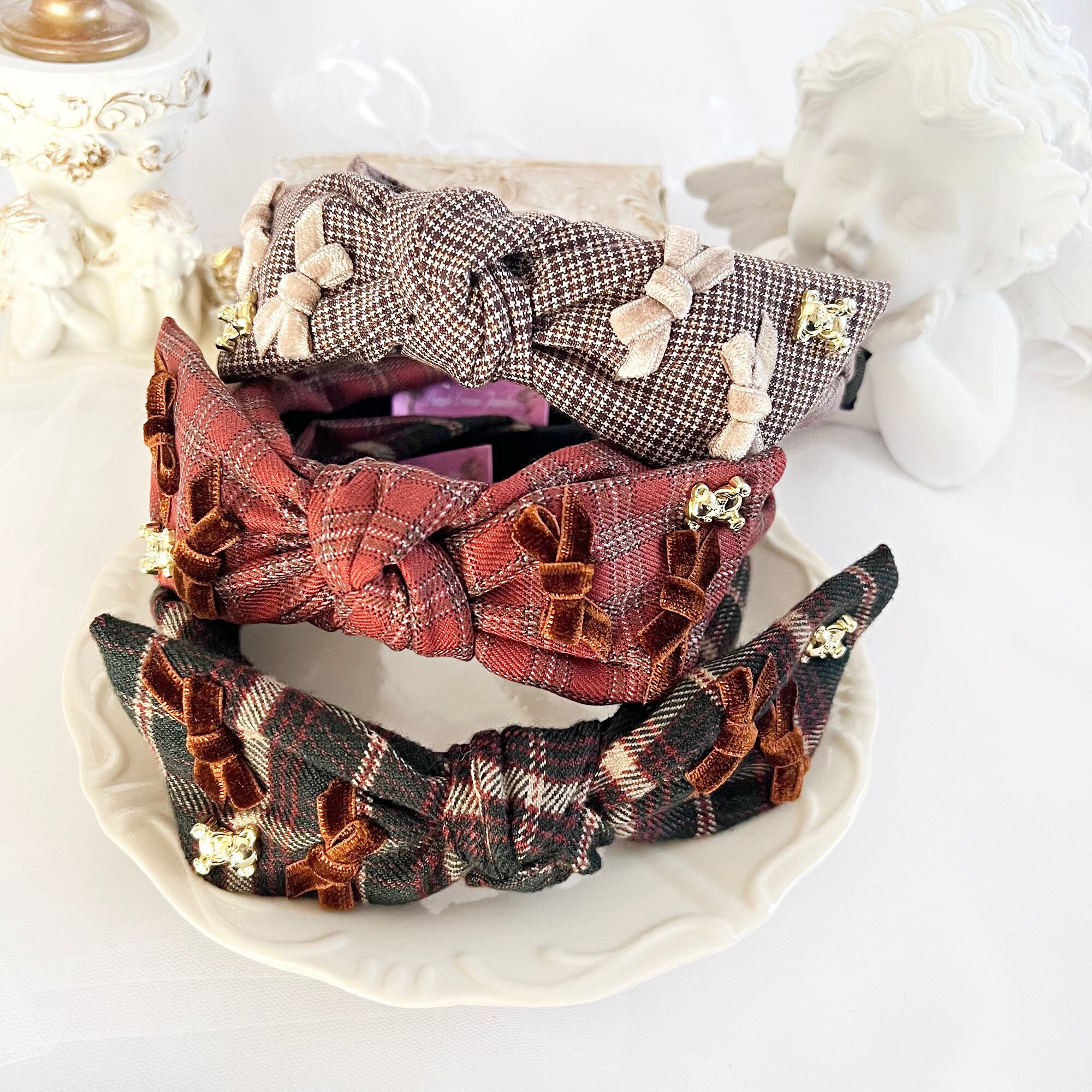 BURBERRY ノバチェック カチューシャ リボン 【公式通販】