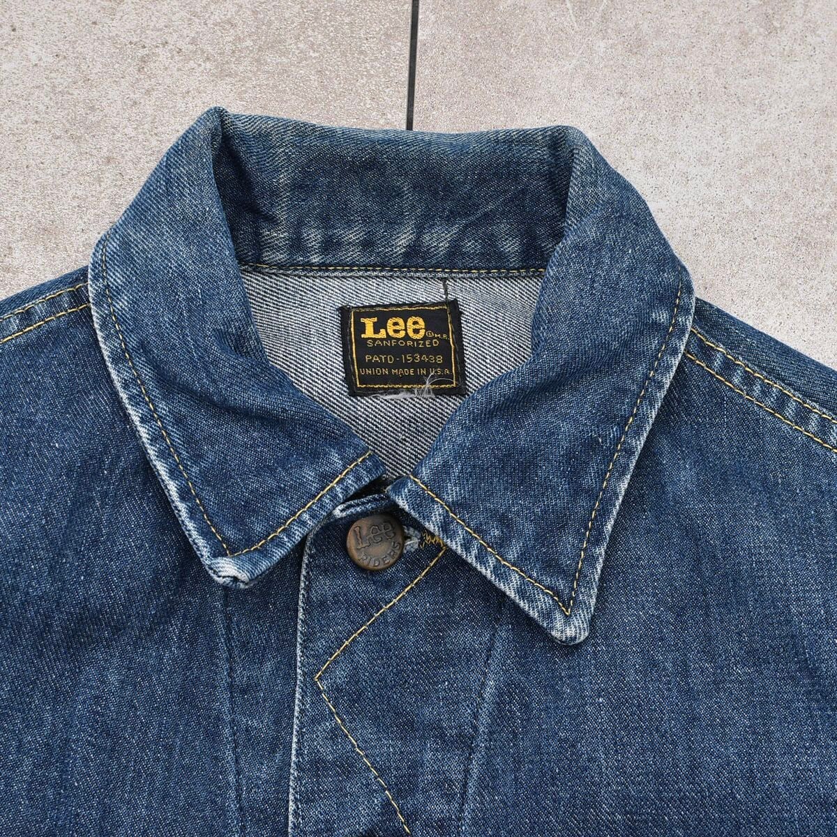 80's Lee PATD-153438 denim jacket Made in USA | 古着屋 grin days 