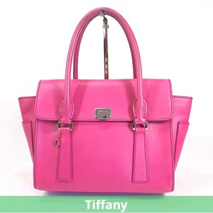 【激レア】ティファニー ハンドバッグ Tiffany カードケース付き ピンク