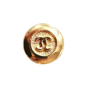 【VINTAGE CHANEL BUTTON】バックインパクト ココマークボタン 16mm C-26053