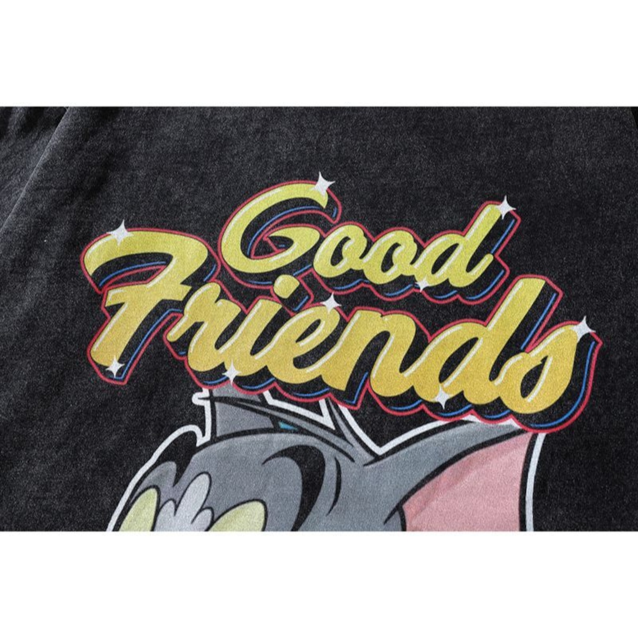 VINTAGE ストリート TOM&JERRY ロングTシャツ T494