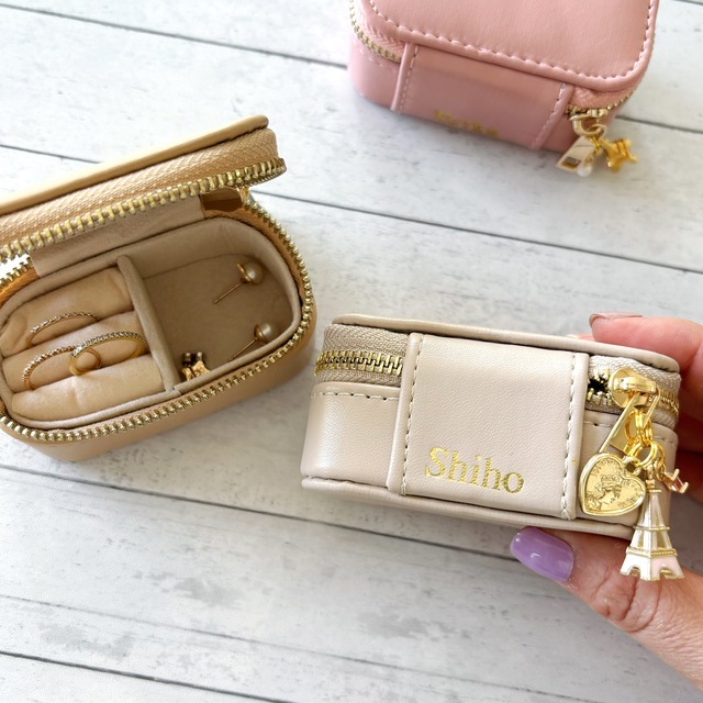Bonjour PARIS COMPACT JEWELRY box  （エッフェル塔チャーム付き）