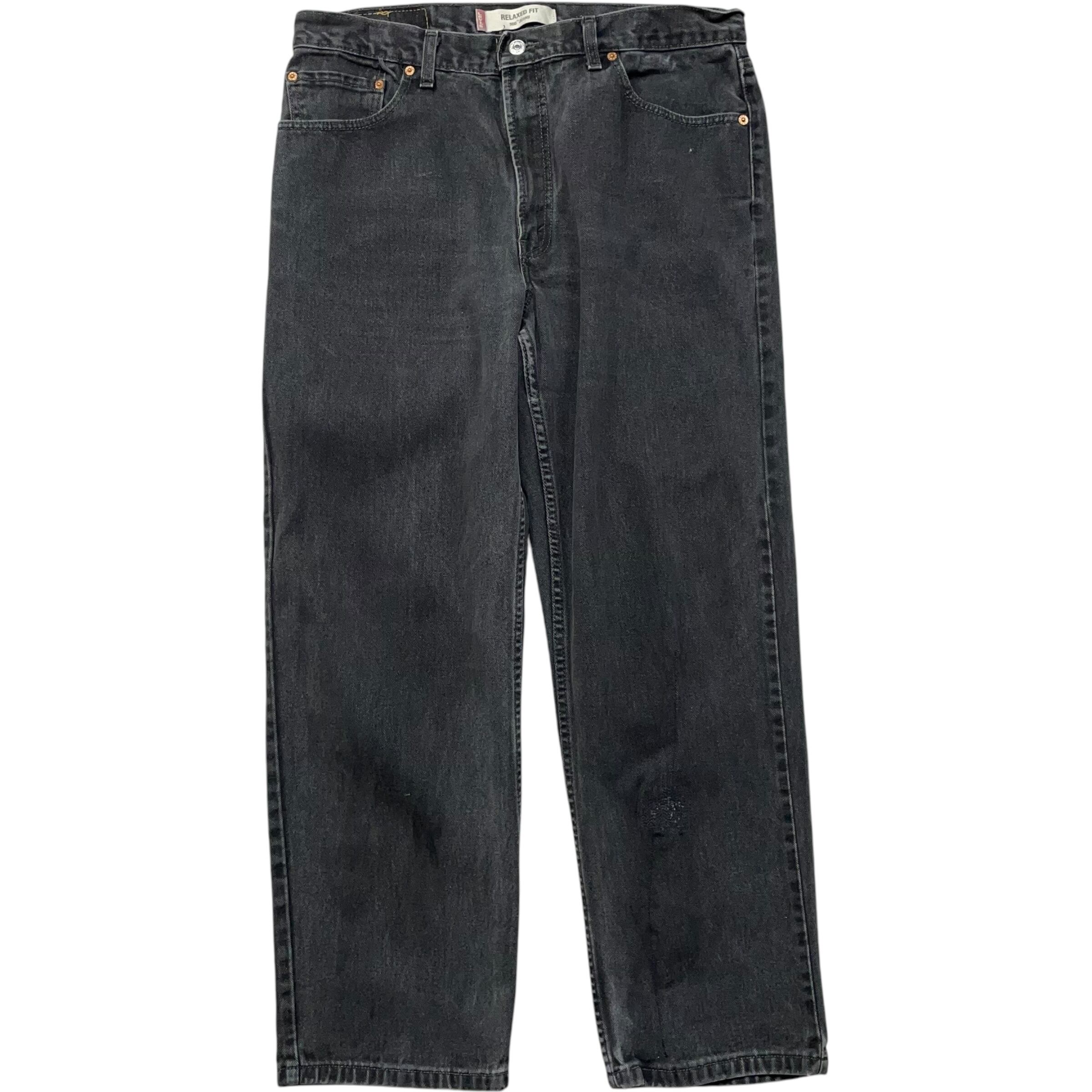 《実寸W36 L28》Levi's リーバイス 550 ブラックデニム no.5621