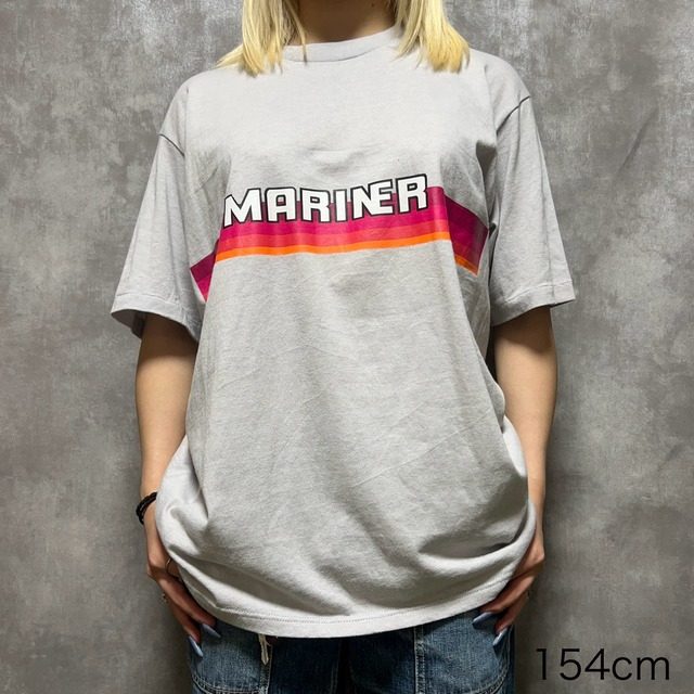 【80's】【Made in USA】JERZEES   半袖Tシャツ　L   プリント　Vintage