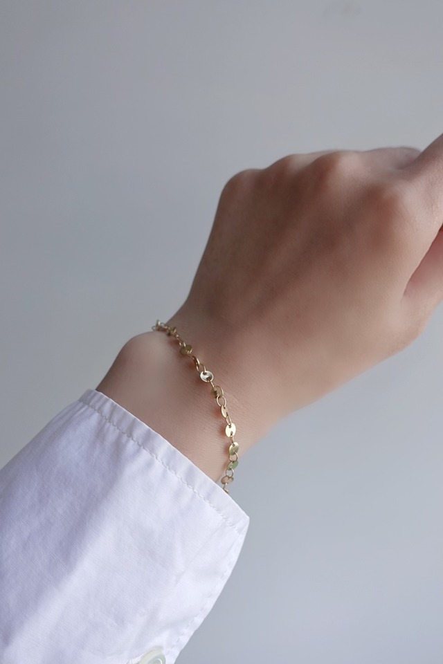 5/29(水)再販 coin chain bracelet