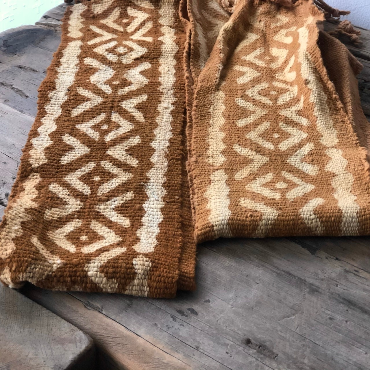 《No.004》ボゴランベルト 黄 泥染め 幅約14×長さ約155cm ※今回に入荷分は画像12-20枚目