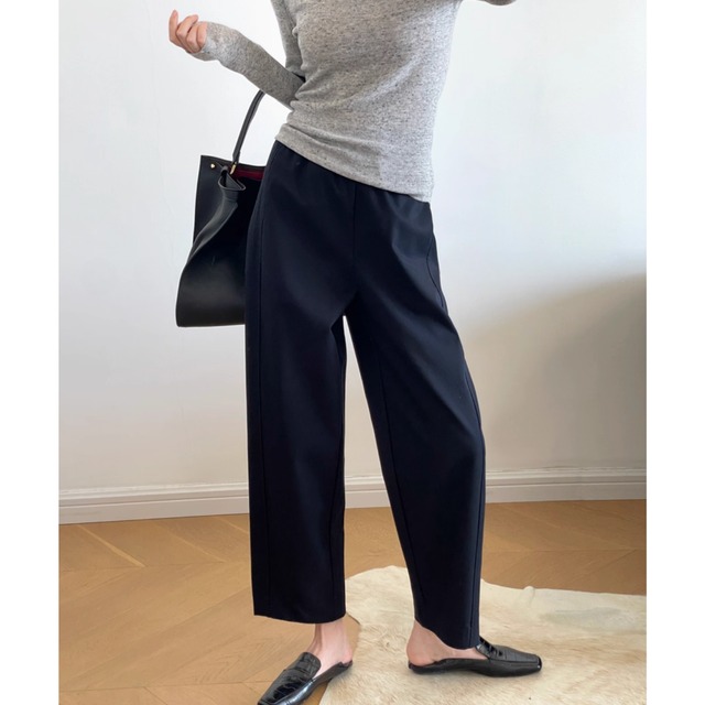 【ハイウェストストレートパンツ】P00829