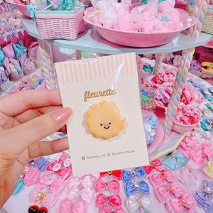 【D1】3-5かじりかけクッキーのブローチ