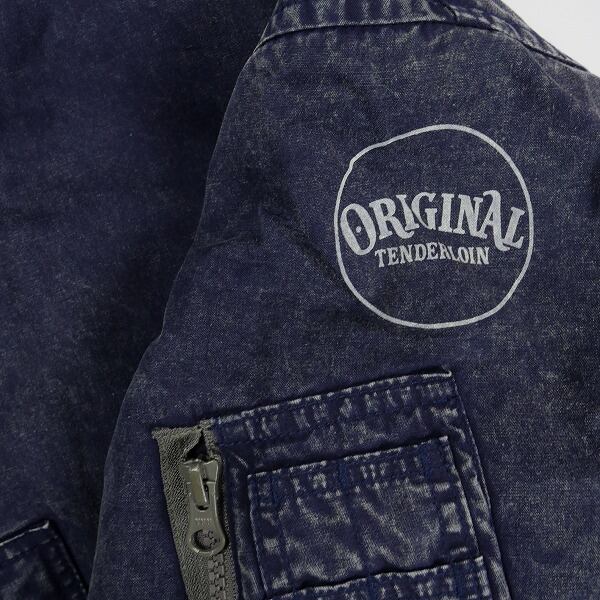 Size【L】 TENDERLOIN テンダーロイン ATX MA-1 ACID NAVY ジャケット