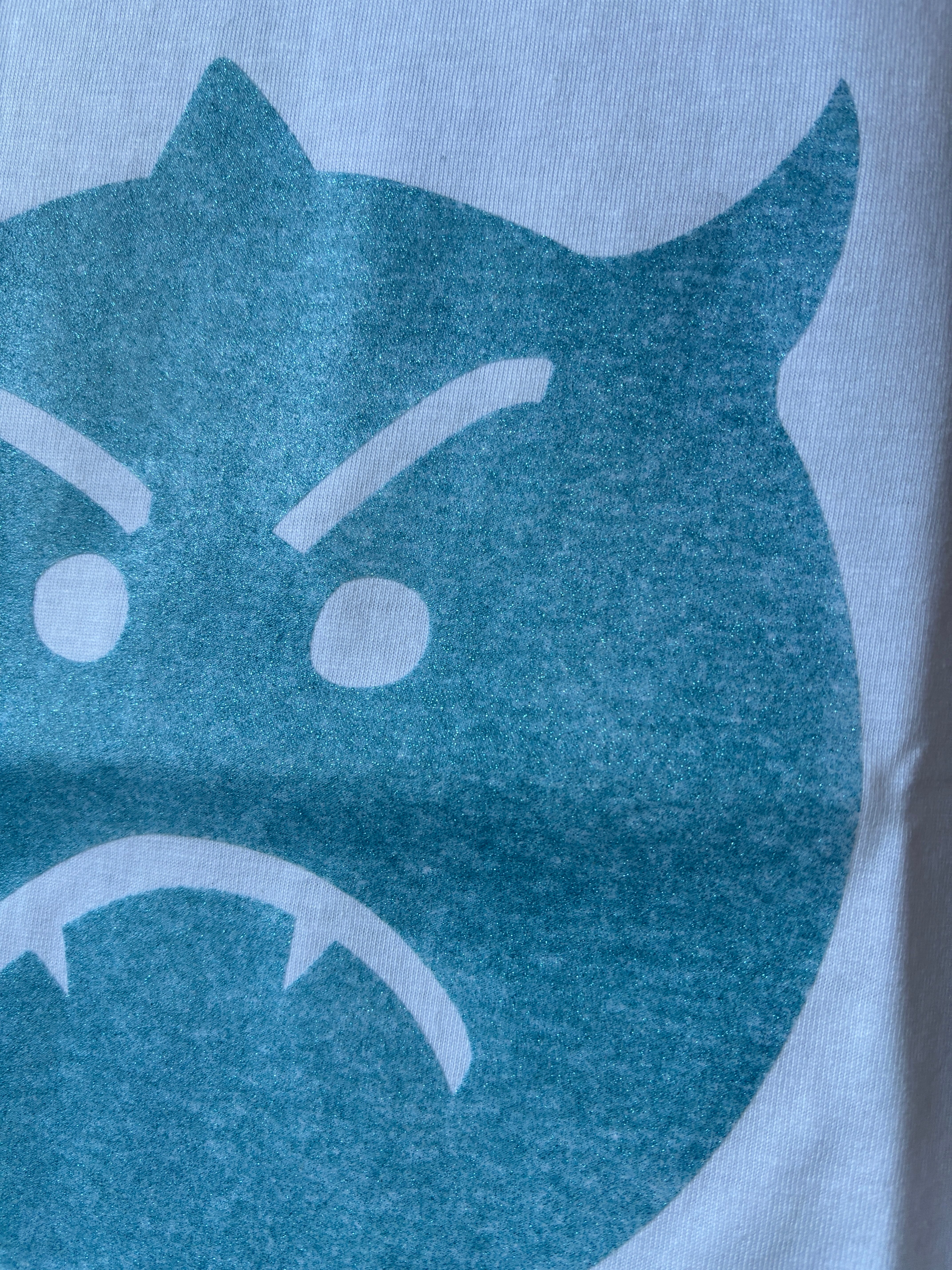 IAM BABY】the world is mine T-sh color:WHT×BLUE | I AM