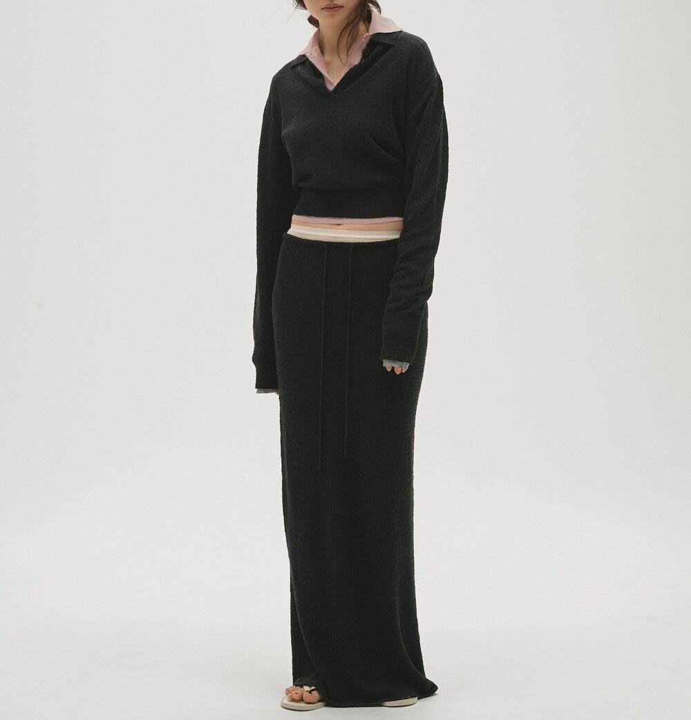 TODAYFUL／Layered Polo Knit | polne
