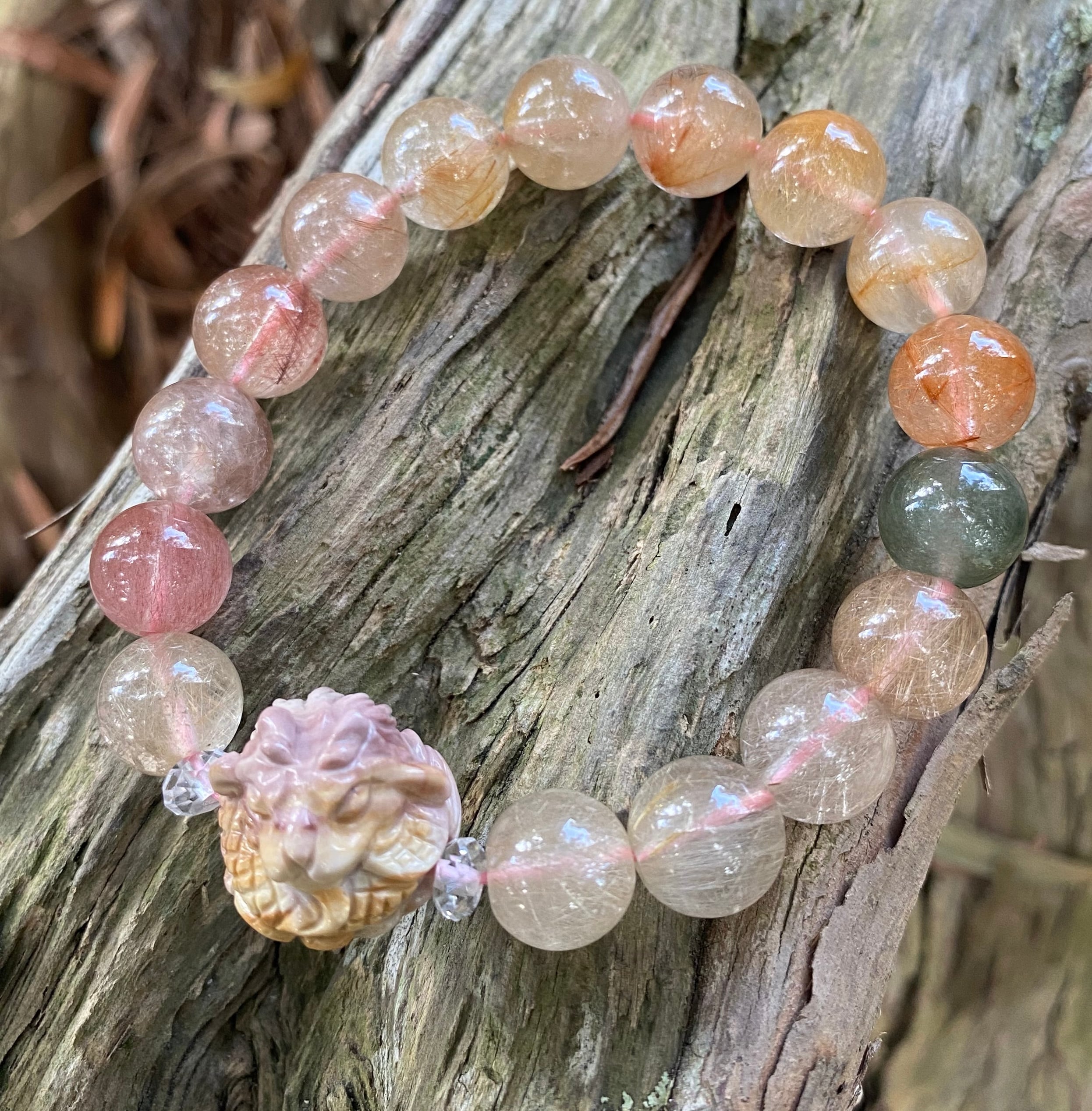 No.071 Mixラビットヘアルチル 龍頭ブレス | Le rouet (ルエ)