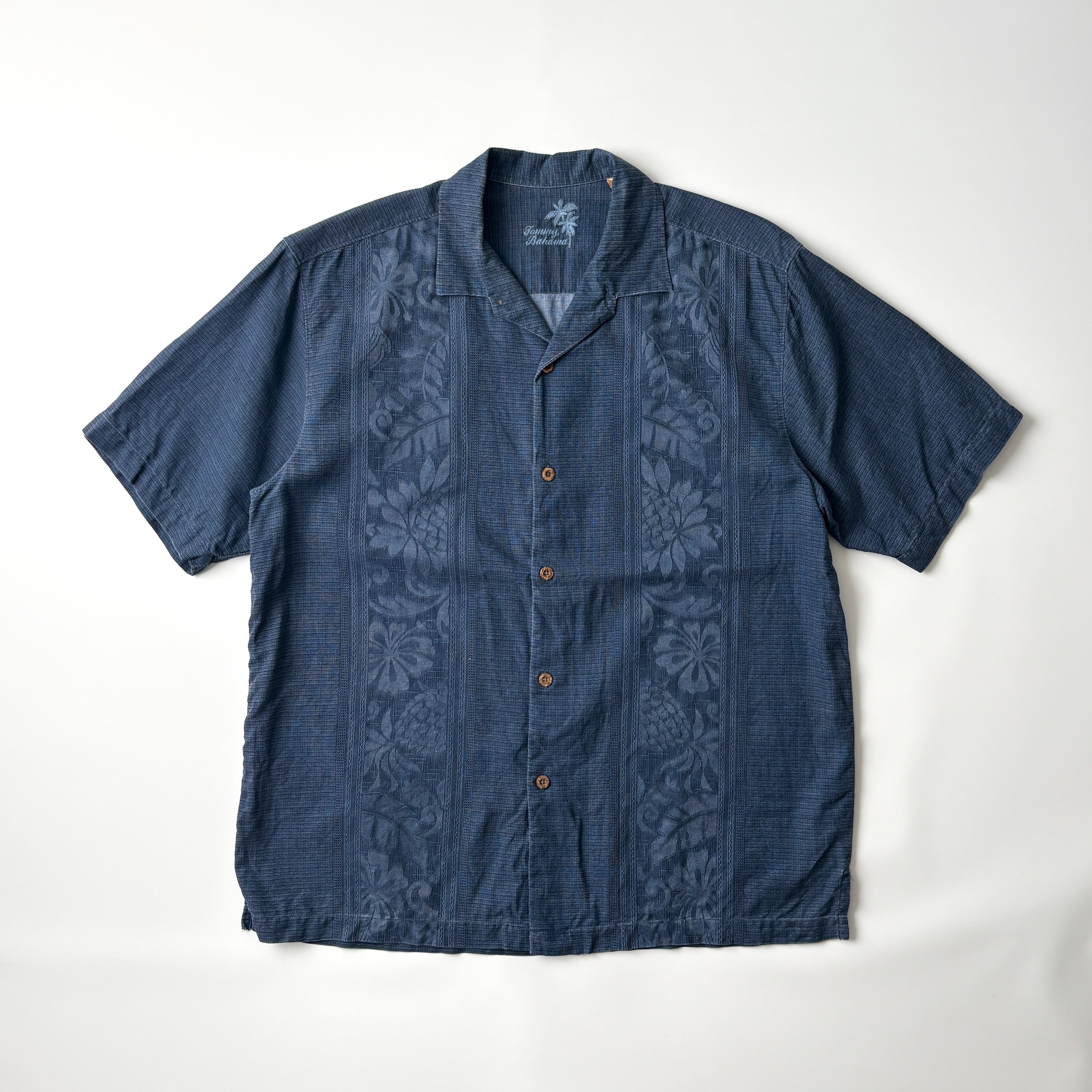 Karl Helmut カールヘルム キューピー柄 半袖 オープンカラーシャツ