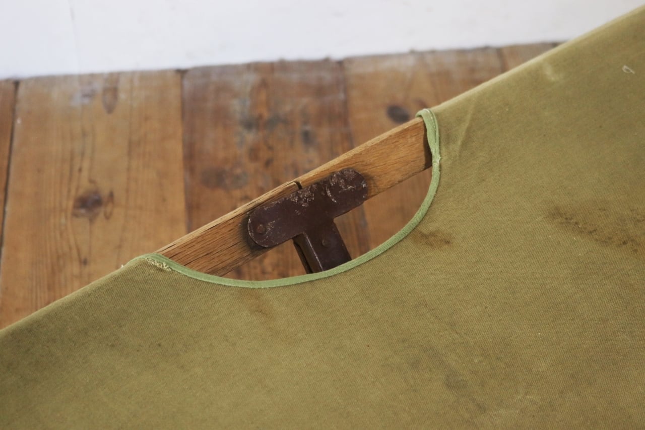 ヴィンテージ 軍用ベッド フォールディングコット キャンプ 組み立て