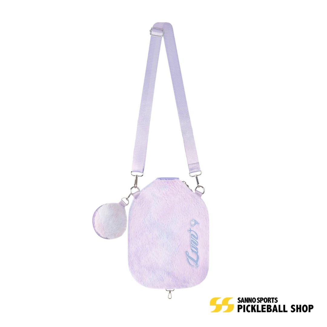 LUZZ PICKLEBALL Paddle Cover with Shoulder Strap ピックルボール フワフワパドルカバー