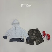 【取寄】SOYBEAN ワッフルストリングフードTシャツ|秋服|韓国子供服| 26/AT