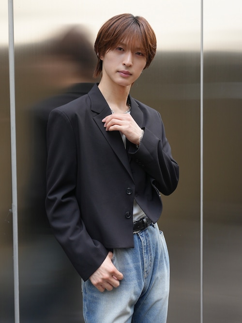 【ALUDE SELECT】mode short jacket（4color）