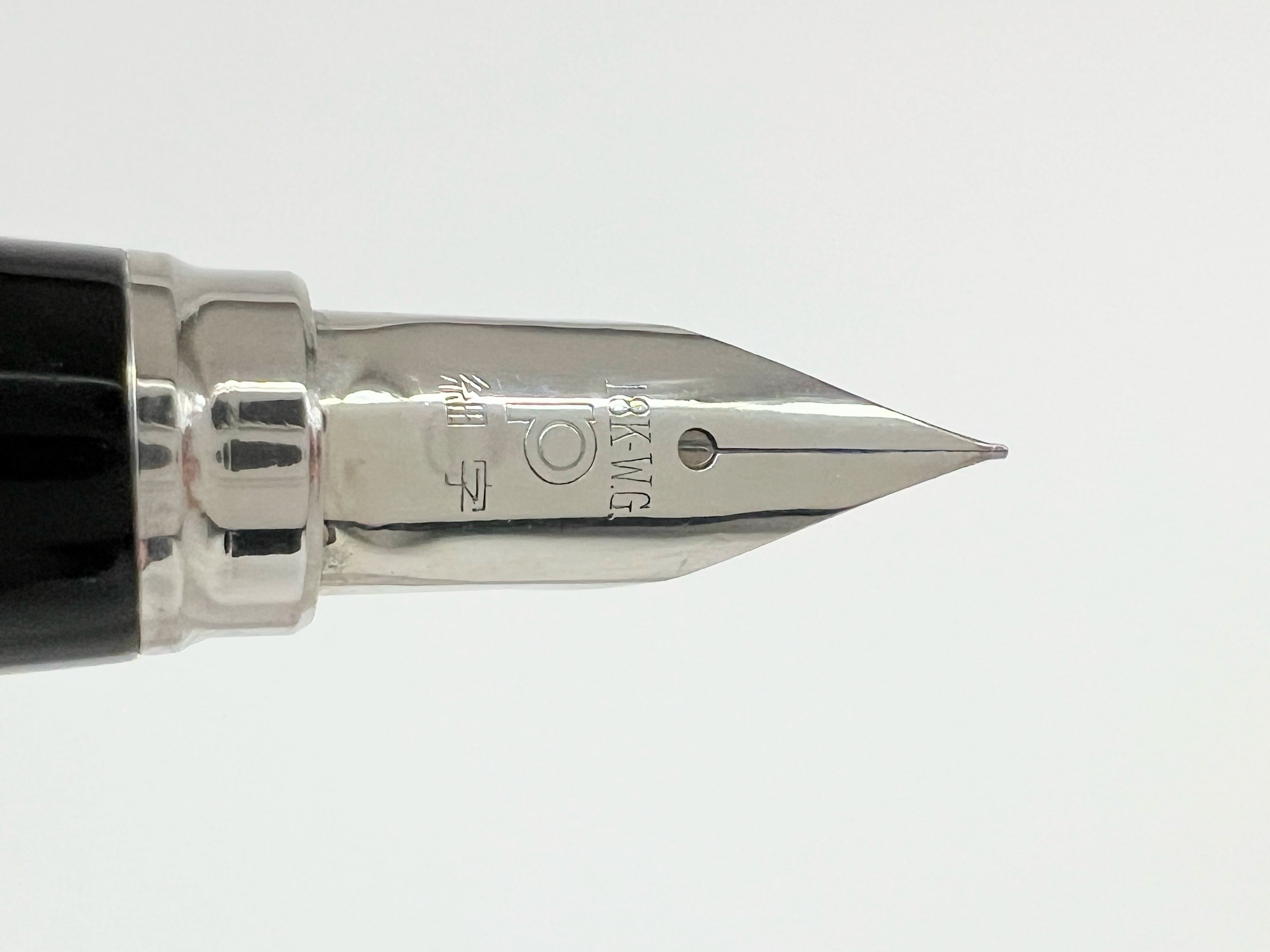 60s プラチナ万年筆 PLATINUM （細字） 18K-WG 02868 | 川口明弘の調整