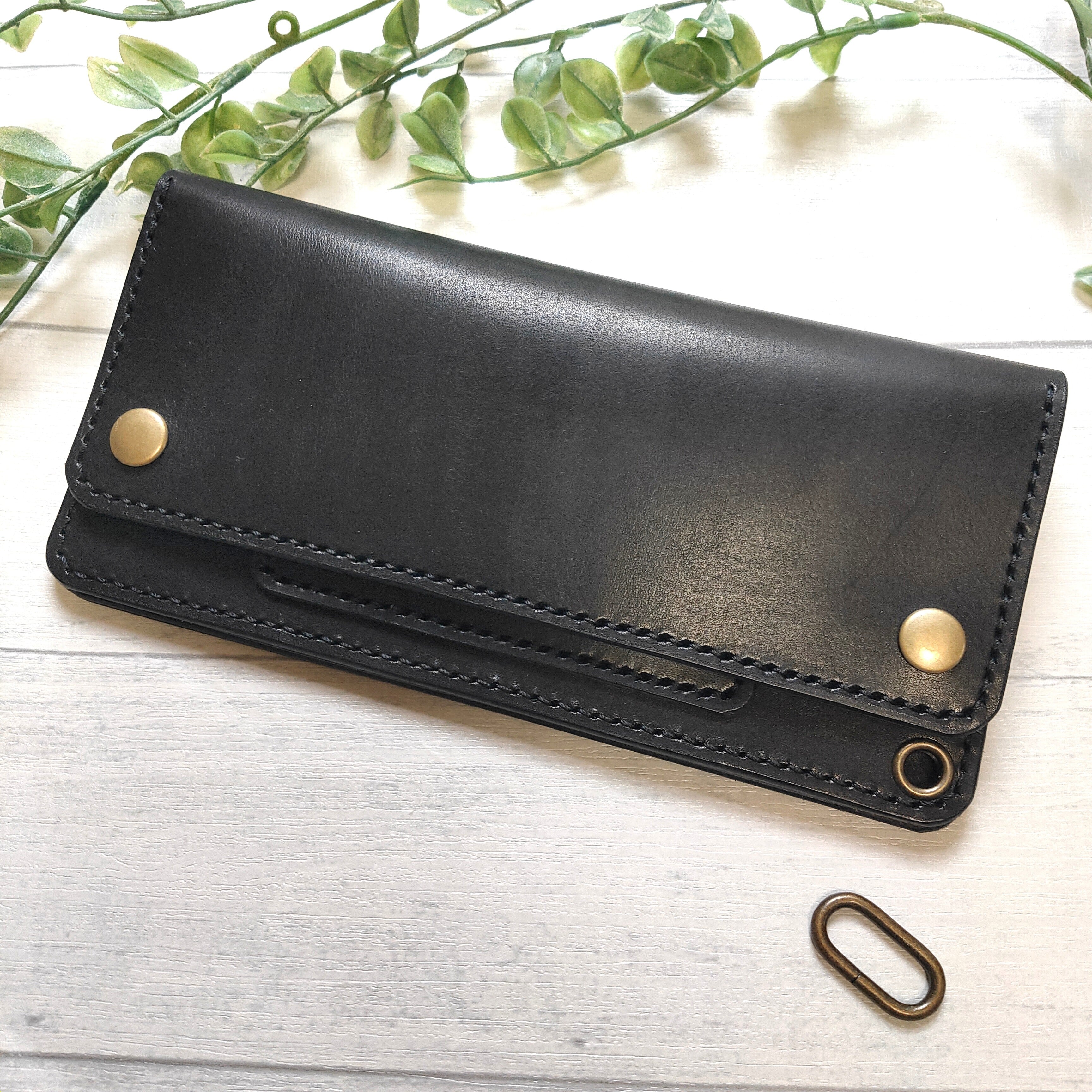 受注生産】MARYAMホースバットミドルトラッカーウォレット2層【MTW-00