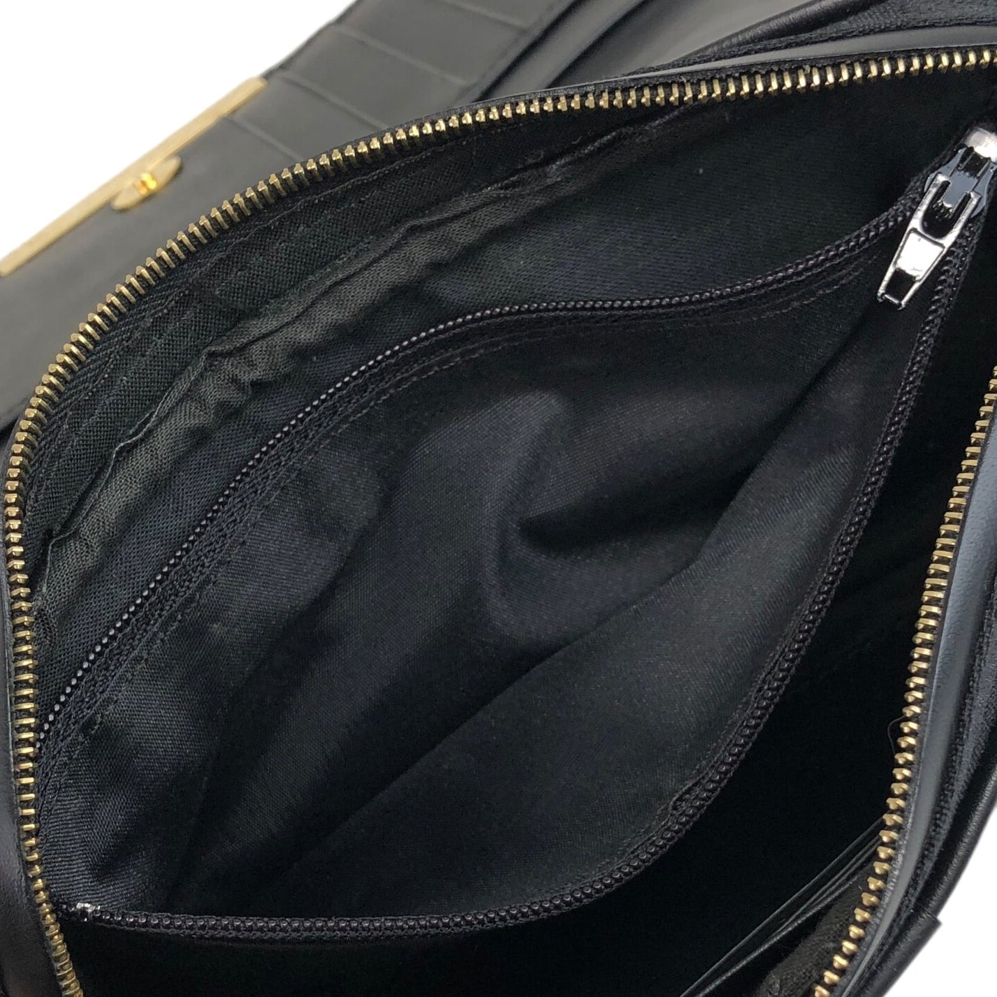 GIVENCHY ジバンシィ ハンドバッグ ブラック ロゴ ジャガード レザー