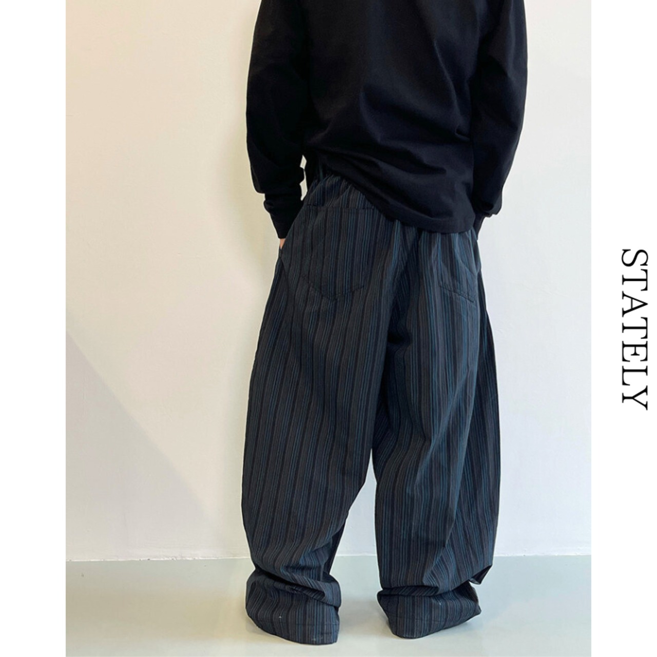 Flow Stripe ワイドPants_B31・画像11