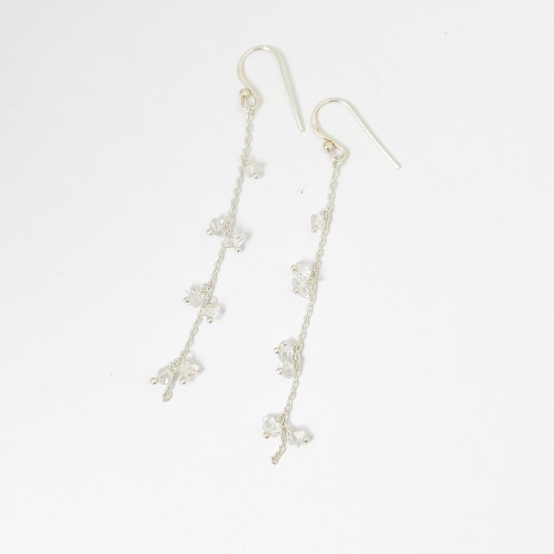 ラスト2！！】ハーキマーダイヤモンド フック ピアス Silver | 【公式