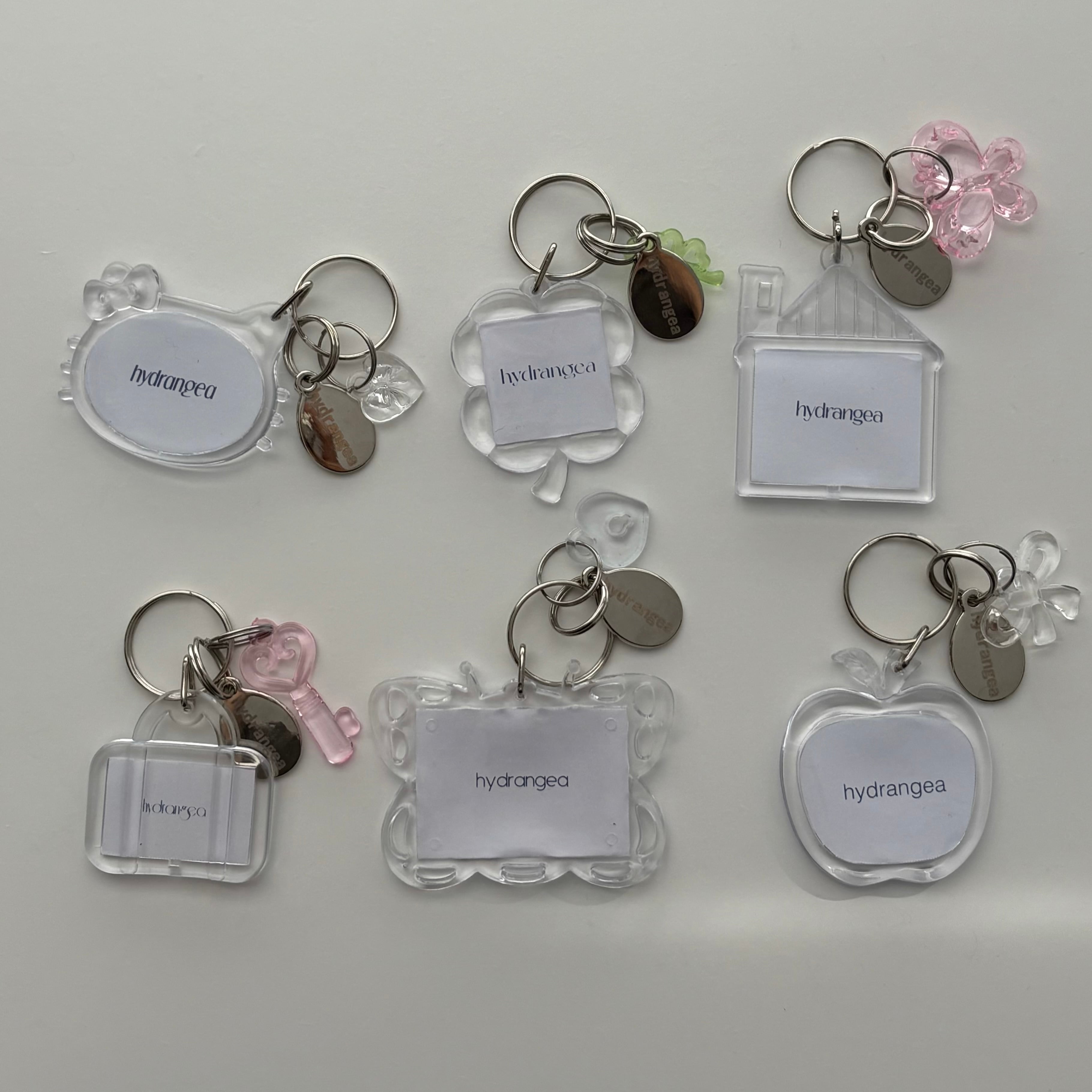 Clear Photo Charm | hydrangea