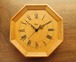 ドイツ製 BLESSING 木製フレーム 壁時計 ウッド 電池式 ヴィンテージ 壁掛け時計 アンティーク キッチンクロック ig1552
