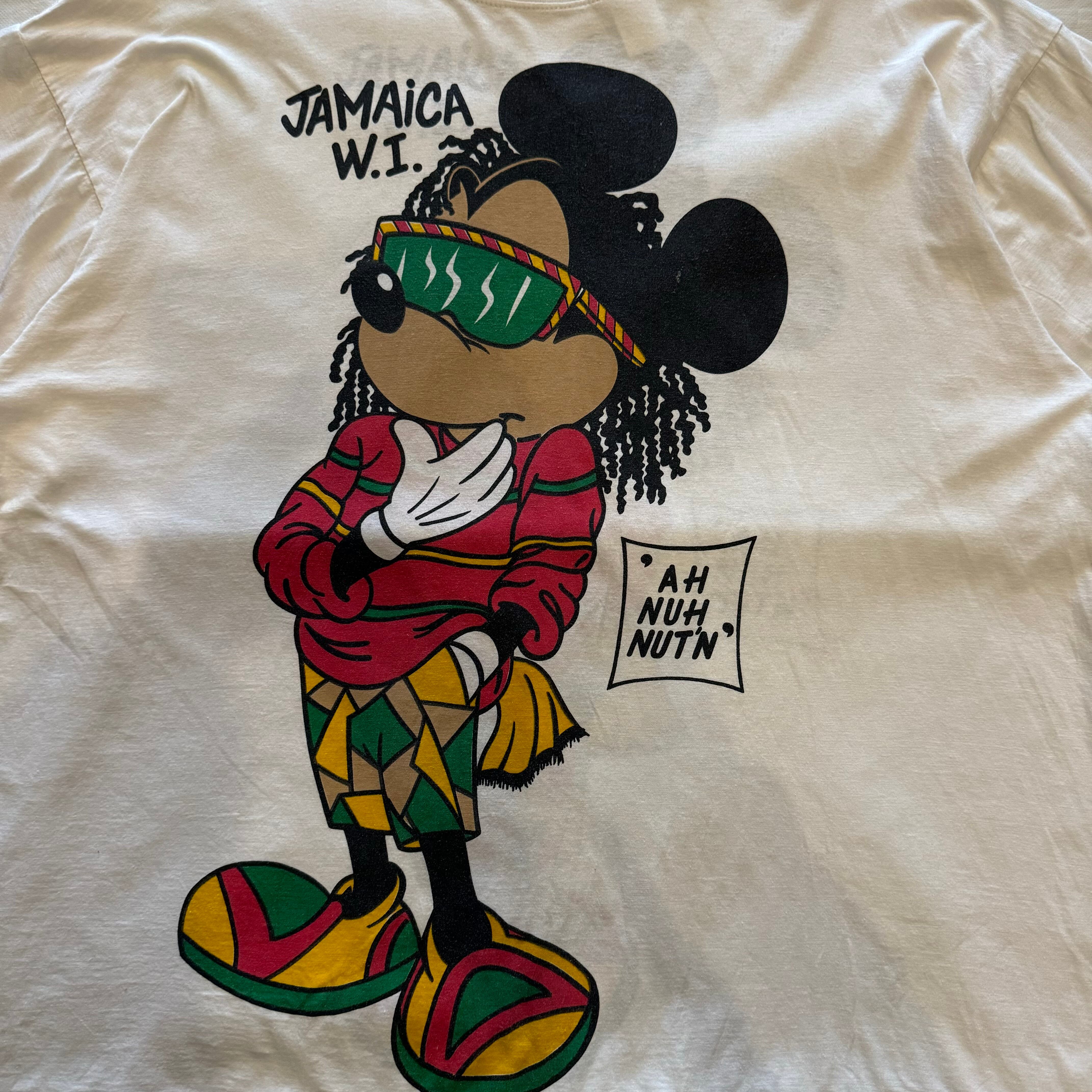 90s ジャマイカミッキー両面Tシャツ | RIDDLE clothing 90s ジャマイカミッキー両面Tシャツ | RIDDLE clothing