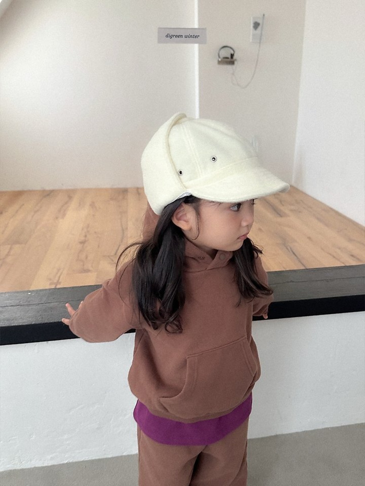 〖取寄〗韓国子供服 / 26winter / Digreen / フラップキャップ / キッズ / 冬服 *onesize*