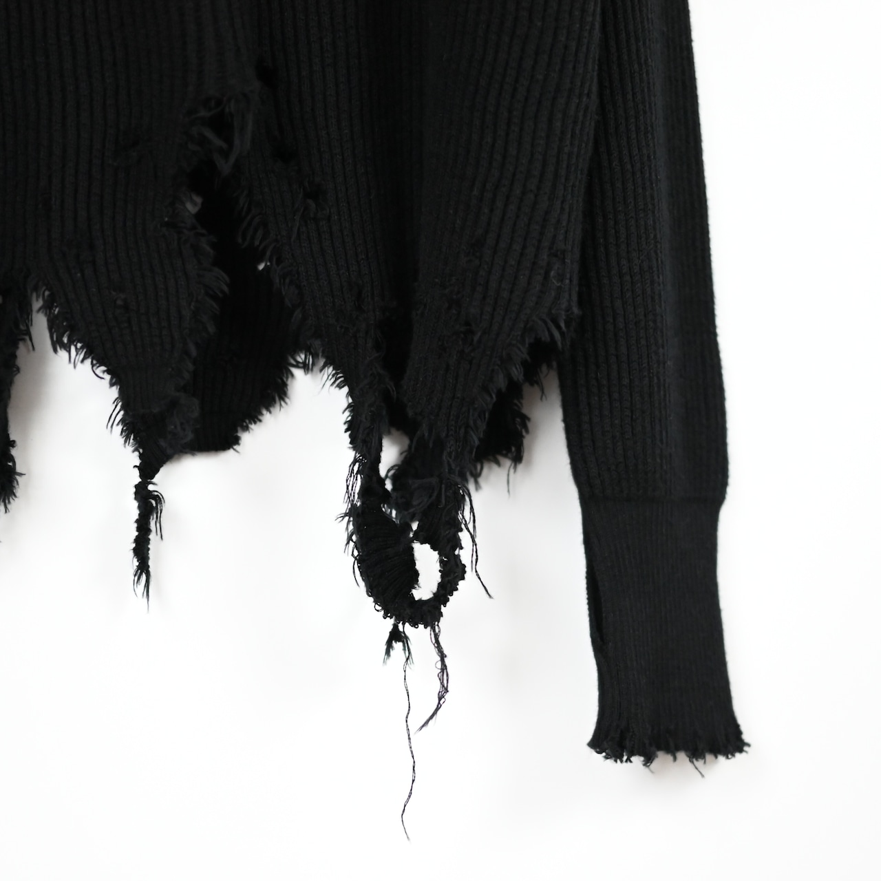 Leh / GANKO別注×damage waffle L/S sweater