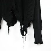 Leh / GANKO別注×damage waffle L/S sweater