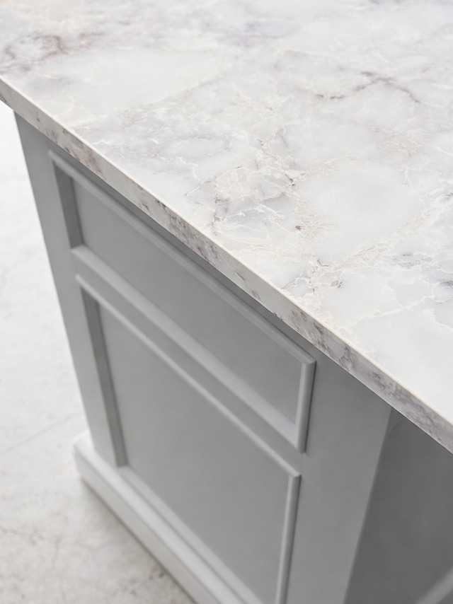 両面化粧間仕切り兼収納キャビネット (大理石天板・アンティーク調家具)W900 輸入住宅向け家具