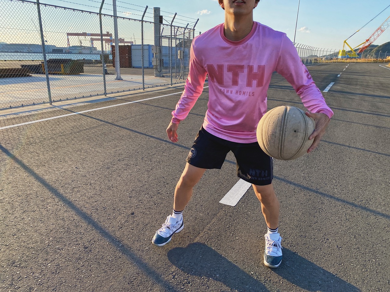 “NEW NTHLONGTEE” colour Salmonpink×Pinkred - 17