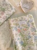 【終了】ボタニカル トワルドジュイ フラワー ヴィンテージ花柄 リネン&ゴルジ生地