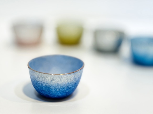 総銀張七宝酒杯 大 *受注発注品