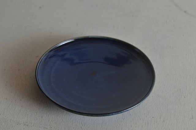 見野大介 雨燕釉 ７寸浅鉢 1