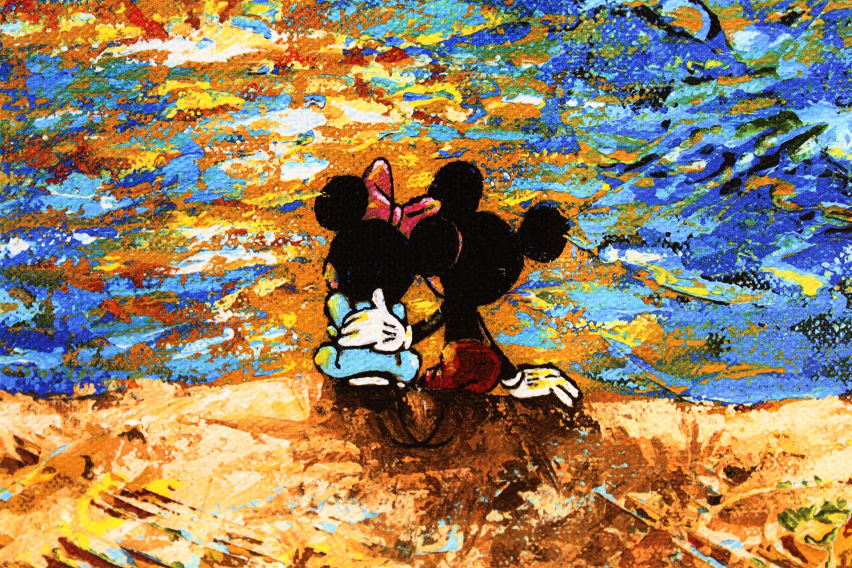 限定今月最後 世界に95枚 ディズニー公式絵画 Actionhall Ca