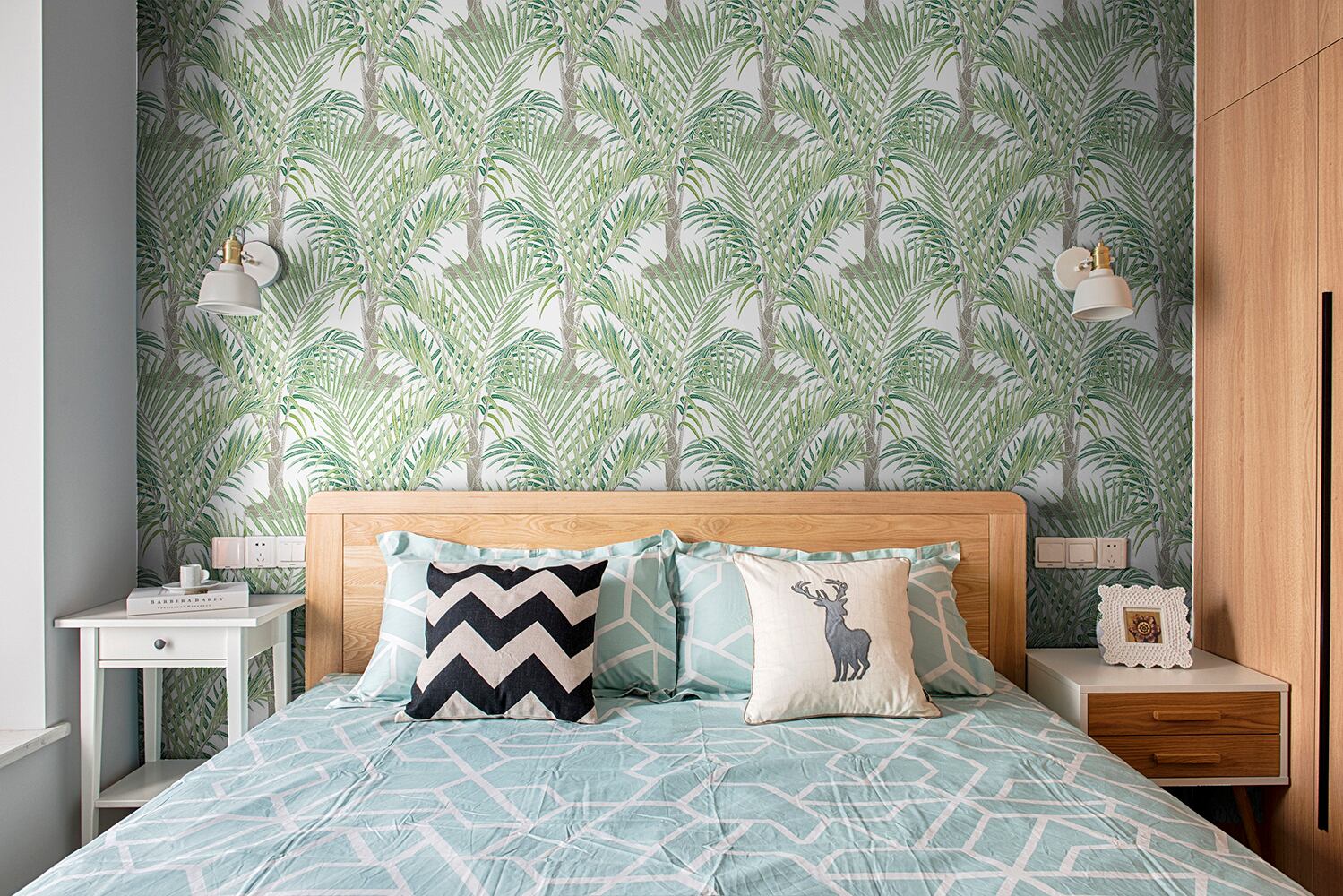 【特急取り寄せ】ホワイト×グリーン系パーム　ボトルパーム FL1-778302MT