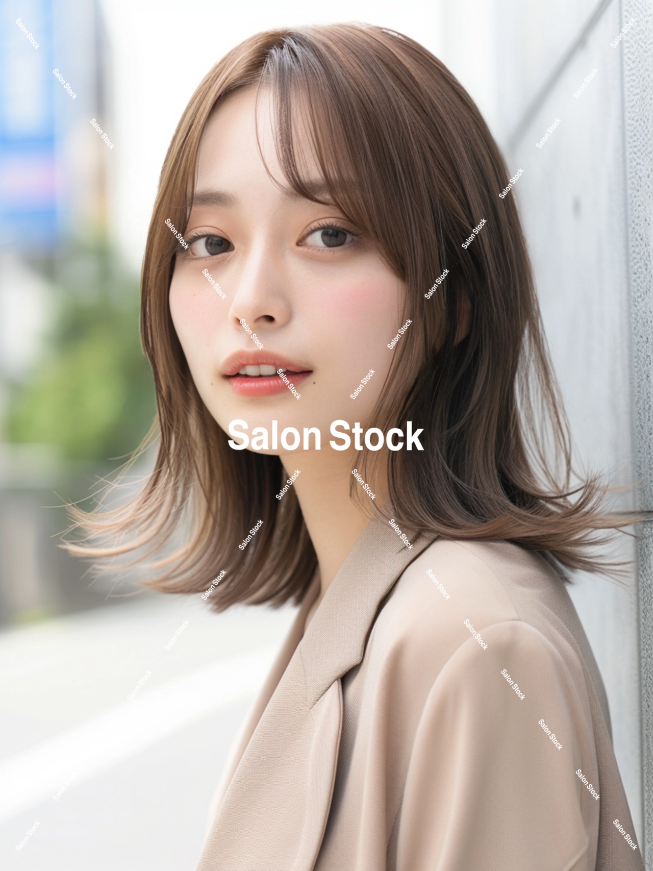 【レディース】外ハネミディアム