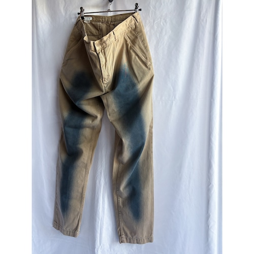 DRIES VAN NOTEN Spray Painted Chino Trousers
