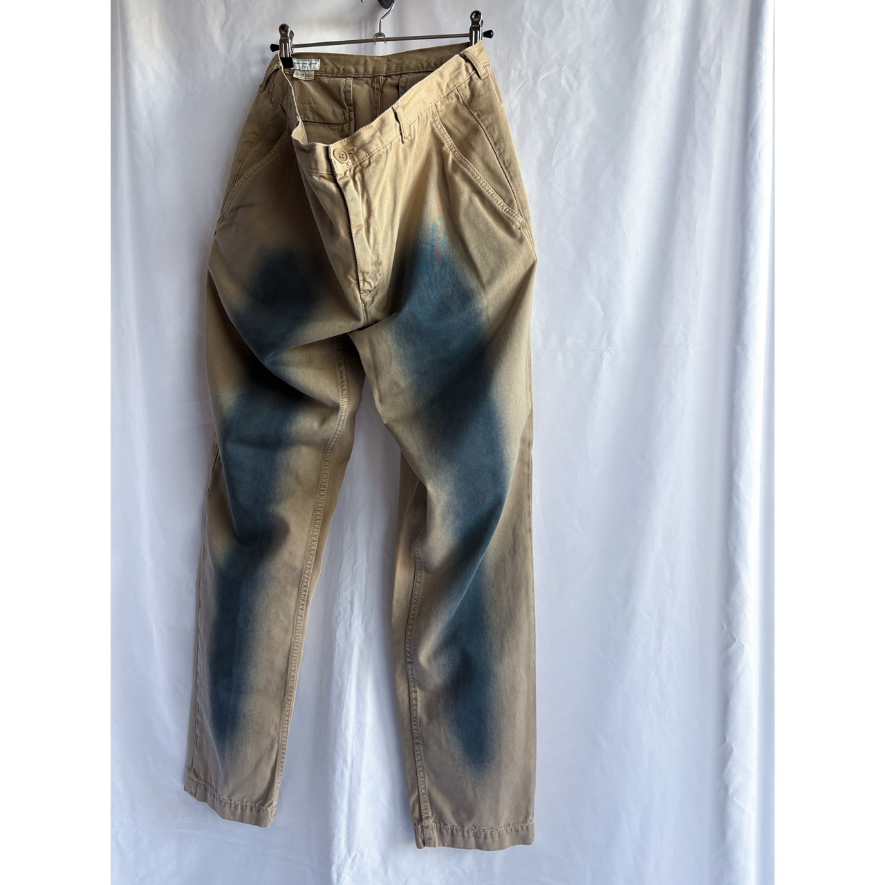 DRIES VAN NOTEN Spray Painted Chino Trousers