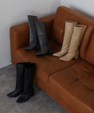 ポイントトゥロングブーツ【e-70575】.