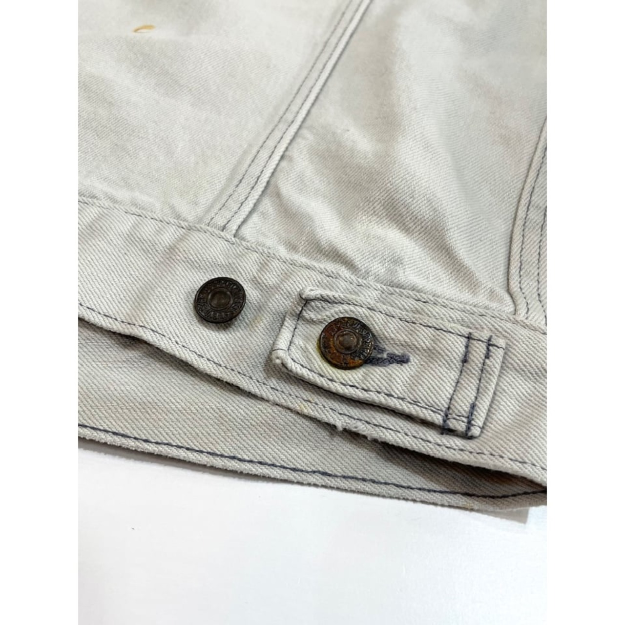 80s Levi’s 70506 GRAY DENIM JACKET MADE IN USA Size 40R