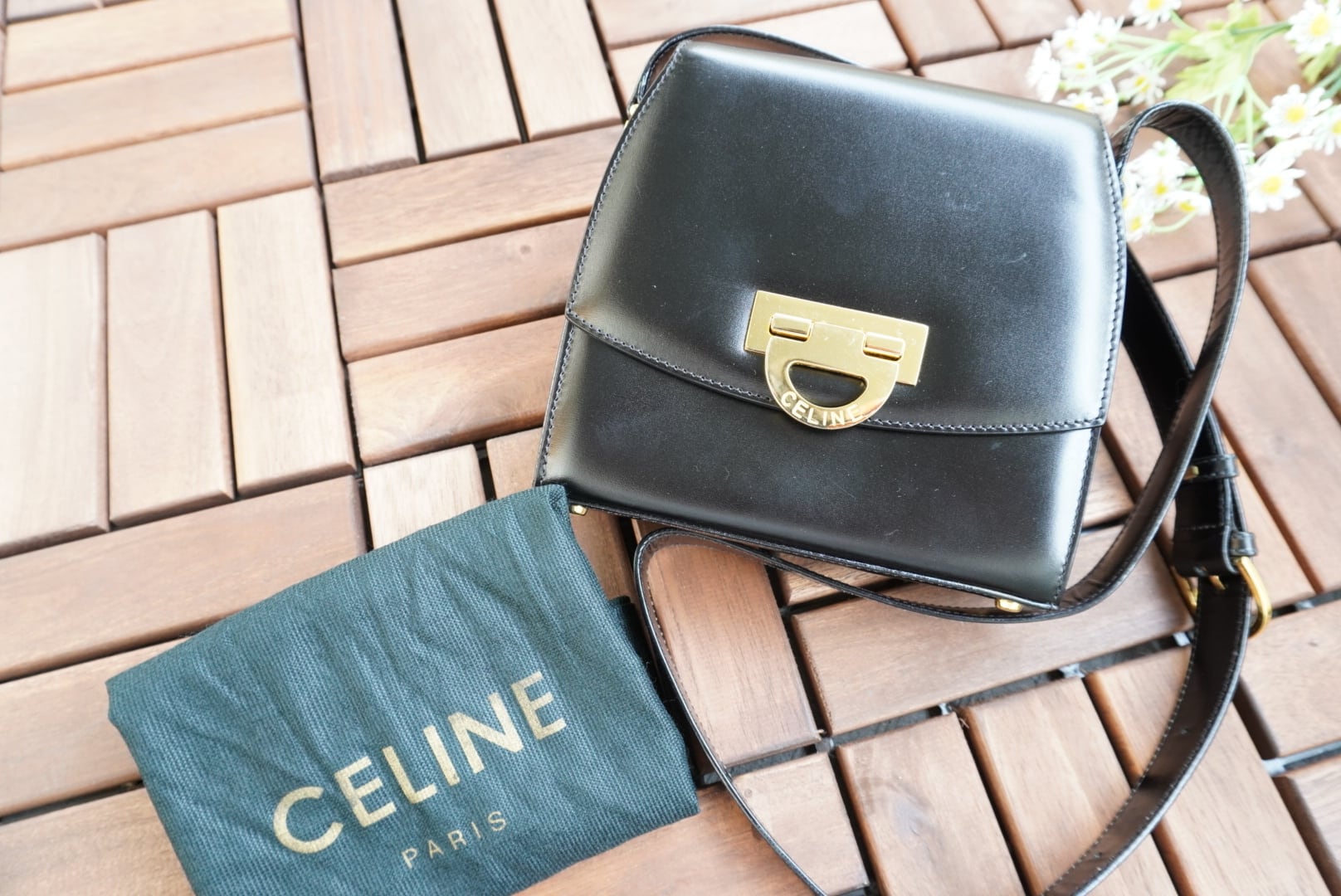 CELINE ガンチーニ ショルダーバッグ celine セリーヌ bag | Petit luxe Vintage powered by BASE