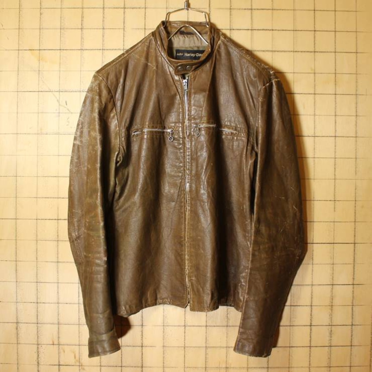 70s AMF Harley-Davidson シングルライダース レザー ジャケット 