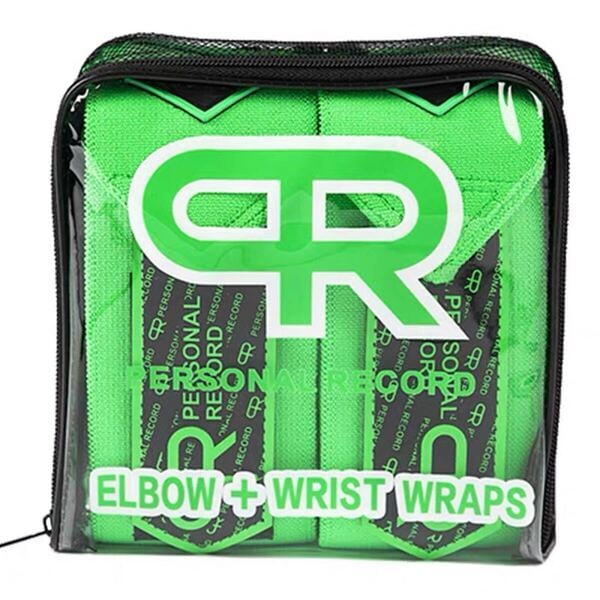 パーソナルレコード　エルボーラップ(グリーンカモ) Personal Record エルボーラップ - ネオングリーン | Personal Record