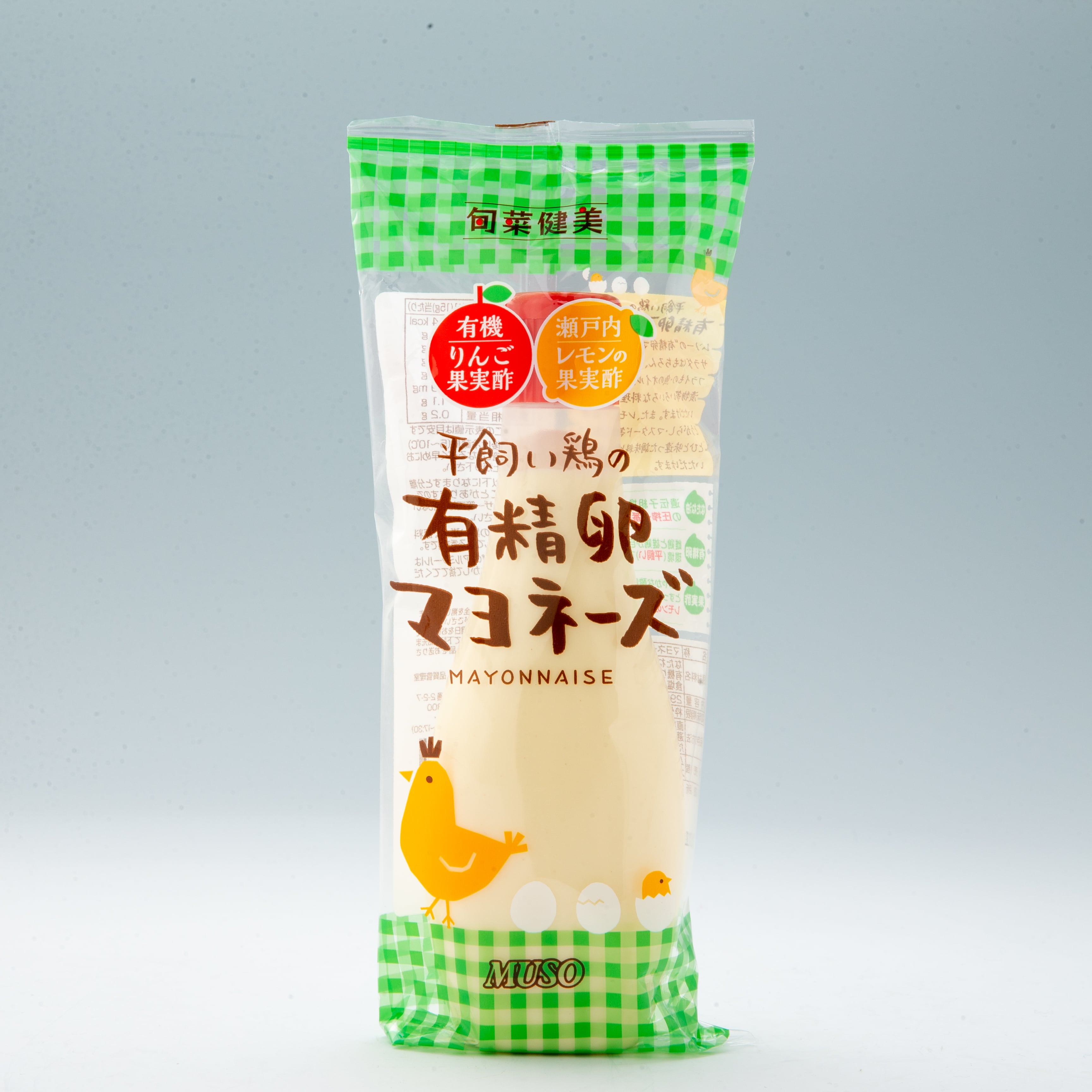 ムソー 平飼い鶏の有精卵マヨネーズ 290g | フードプラザにしだ 公式